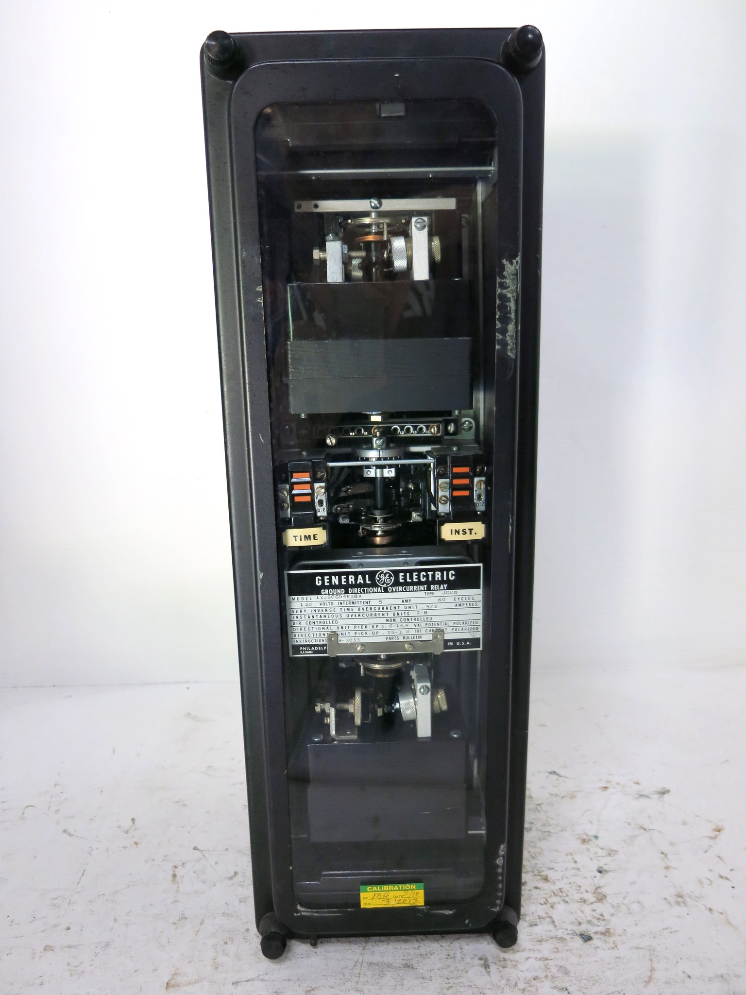 GE 12JBCG54E28A Ground Directional Overcurrent Relay Type JBCG 120V 5A